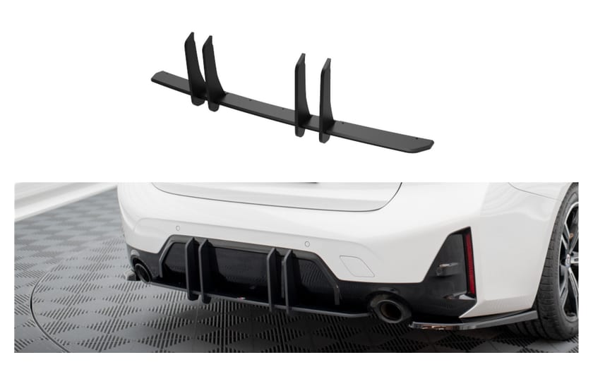 Dyfuzor BMW 3 G20 G21 Facelift M-Pack Tył Street Pro Black