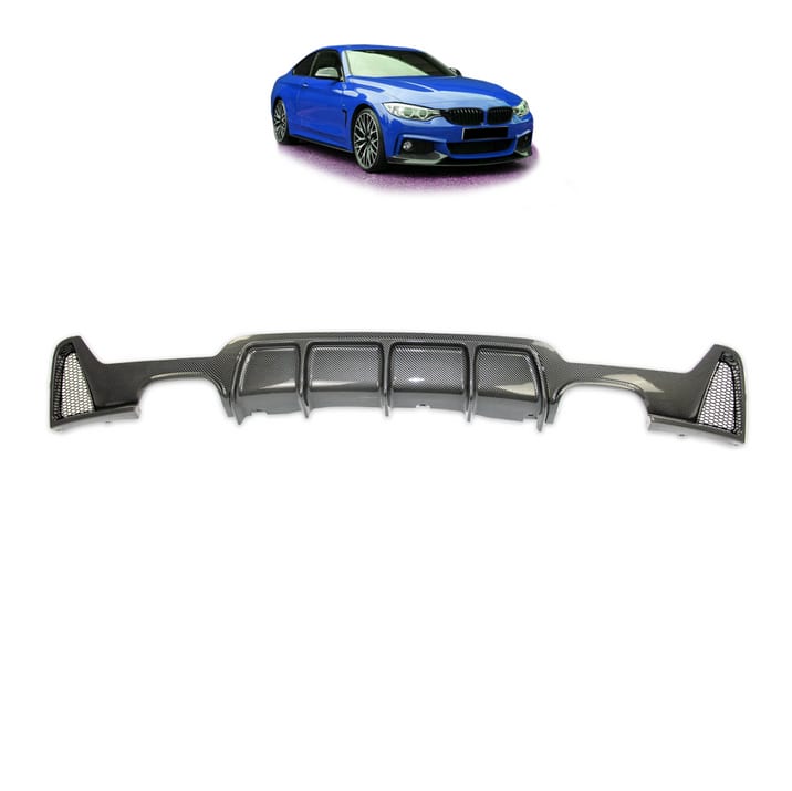 Dyfuzor BMW 4 F32 F33 F36 Tył Carbon Look