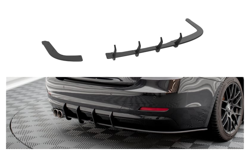 Dyfuzor BMW 4 F36 Tył Street Pro Red