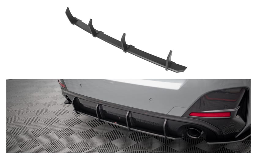 Dyfuzor BMW 4 G26 M-Pack Tył Street Pro Black-Red