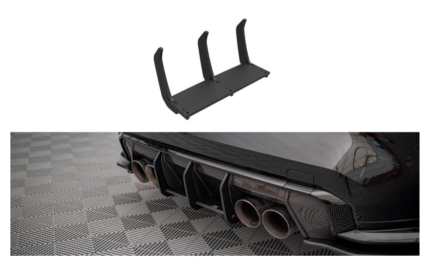 Dyfuzor BMW 4 G82 M-Pack Tył Street Pro Red