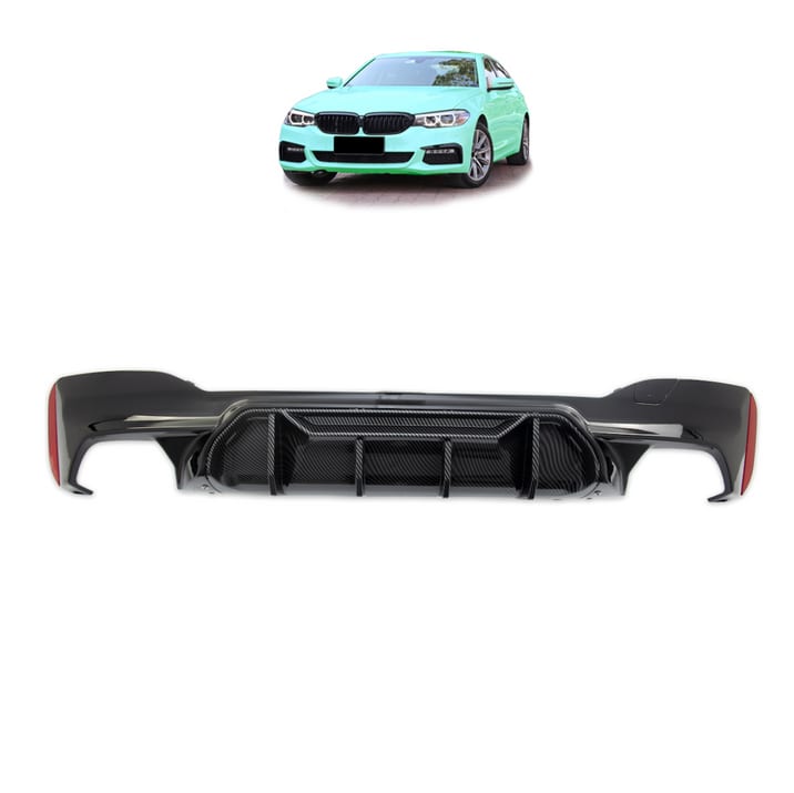 Dyfuzor BMW 5 G30 F90 G31 Tył Carbon Look
