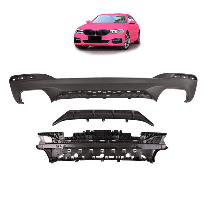 Dyfuzor BMW 5 G30 G31 Tył Matt Black