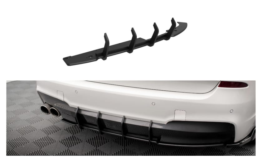 Dyfuzor BMW X3 F25 M-Pack Tył Street Pro Red