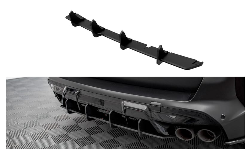 Dyfuzor BMW X5 F95 M-Pack Tył Street Pro Black-Red