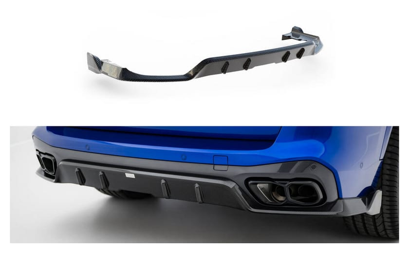 Dyfuzor BMW X5 G05 M-Pack Facelift Tył Carbon