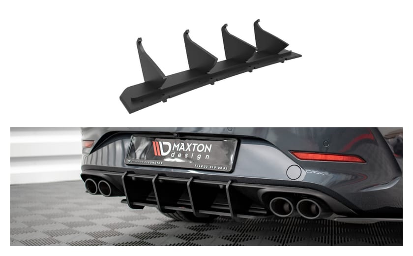 Dyfuzor Cupra Leon ST Tył Street Pro Black-Red