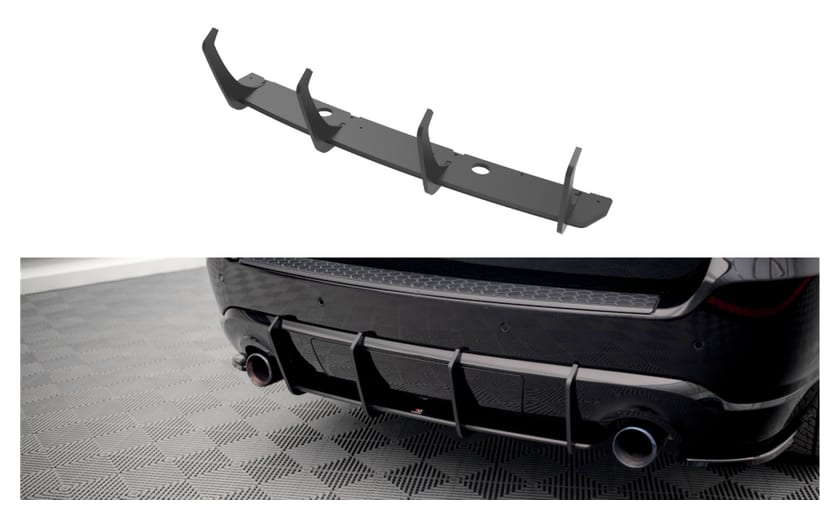 Dyfuzor Dodge Durango III RT Tył Street Pro v.2 Black