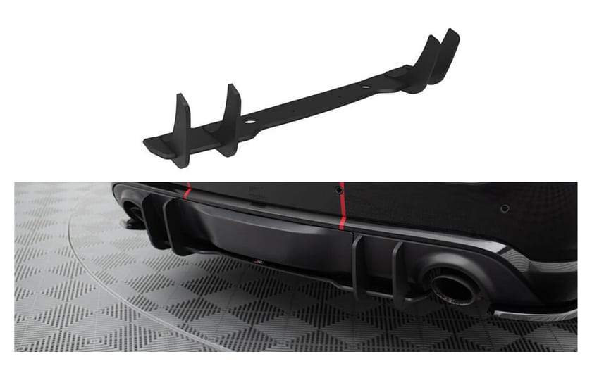 Dyfuzor Dodge Durango III SRT Tył Street Pro Black-Red