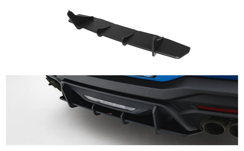Dyfuzor Ford Mustang GT Mk7 Tył Street Pro Black