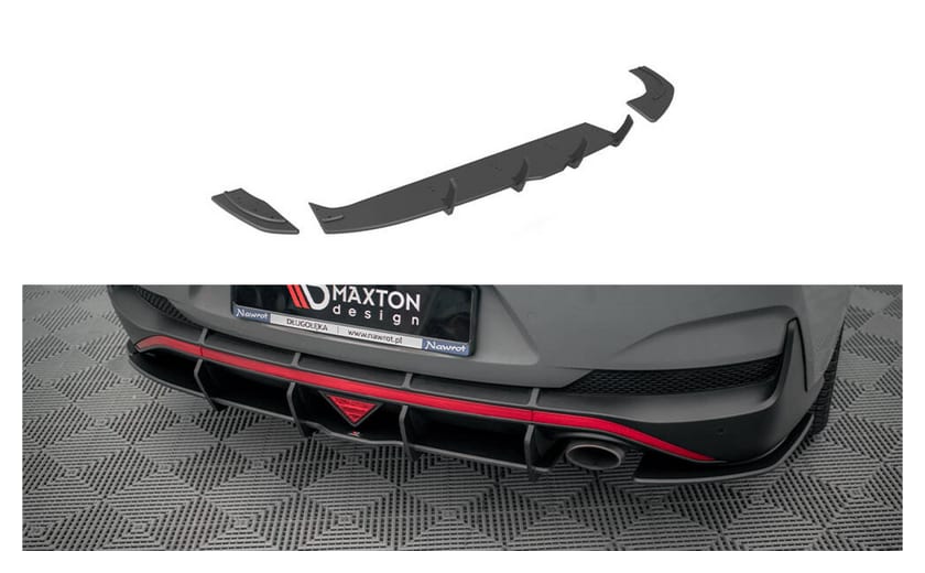 Dyfuzor Hyundai I30 Fastback N-Line III Facelift Tył Street Pro Red