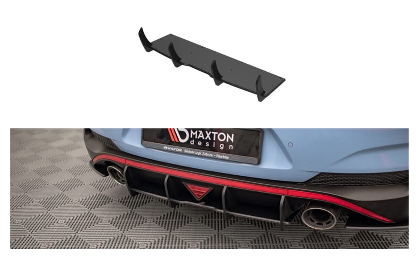 Dyfuzor Hyundai I30 III Facelift N Fastback Tył Street Pro Black