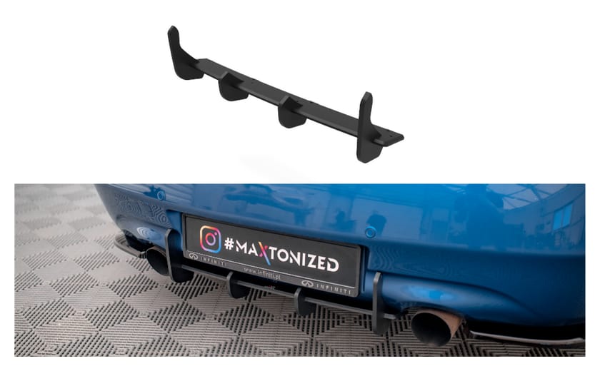 Dyfuzor Infiniti G37 Tył Street Pro Black-Red
