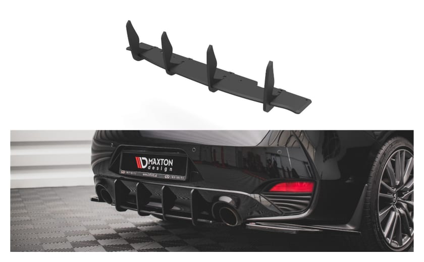Dyfuzor Infiniti Q60 S II Tył Street Pro Red