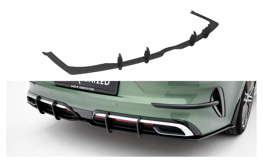 Dyfuzor Kia Proceed GT-Line Mk1 Facelift Tył Street Pro Red