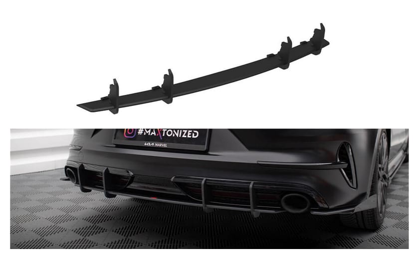 Dyfuzor Kia ProCeed I GT Facelift Tył Street Pro Red