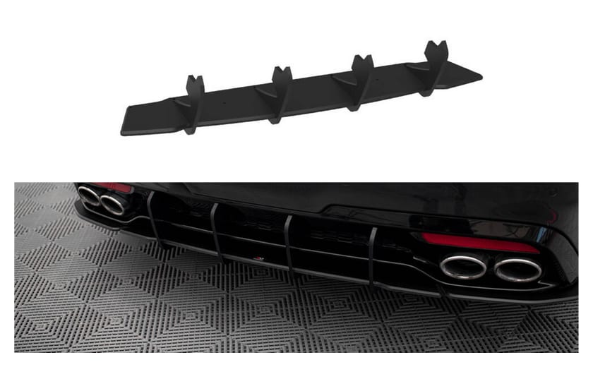 Dyfuzor Kia Stinger I GT GT-Line Tył Street Pro v.1 Black-Red