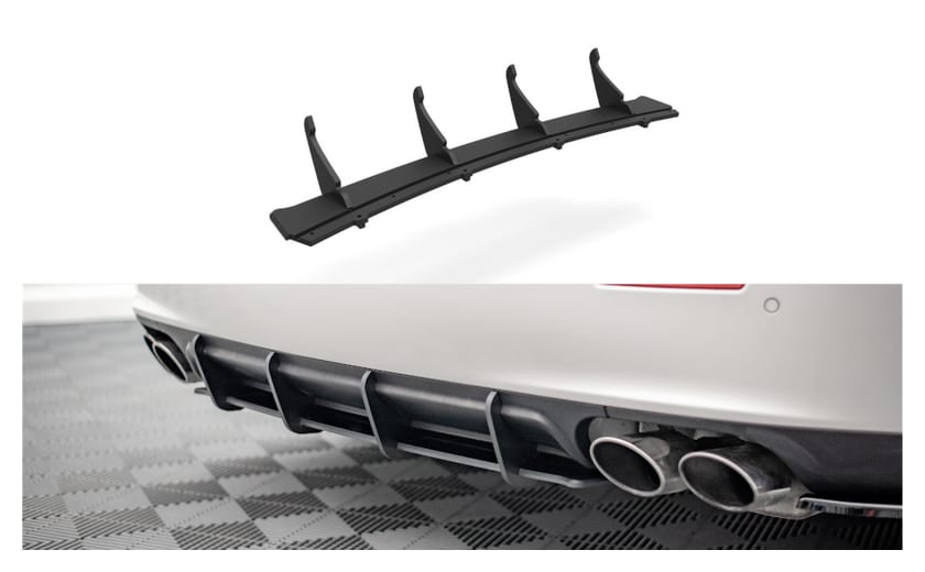 Dyfuzor Maserati Ghibli III Tył Street Pro Red