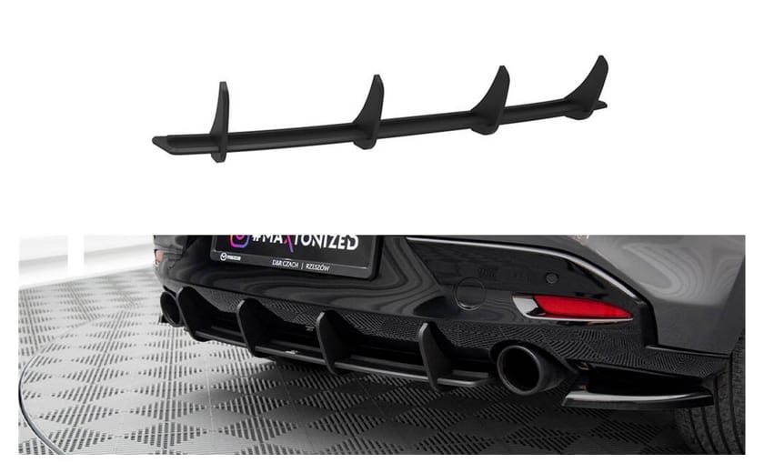 Dyfuzor Mazda 3 IV Tył Street Pro Black-Red