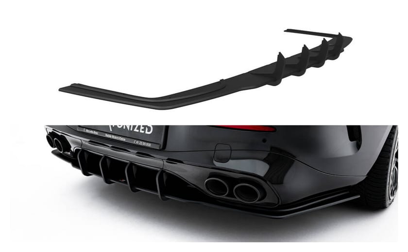 Dyfuzor Mercedes-Benz AMG CLE 53 C236 Tył Street Pro Black