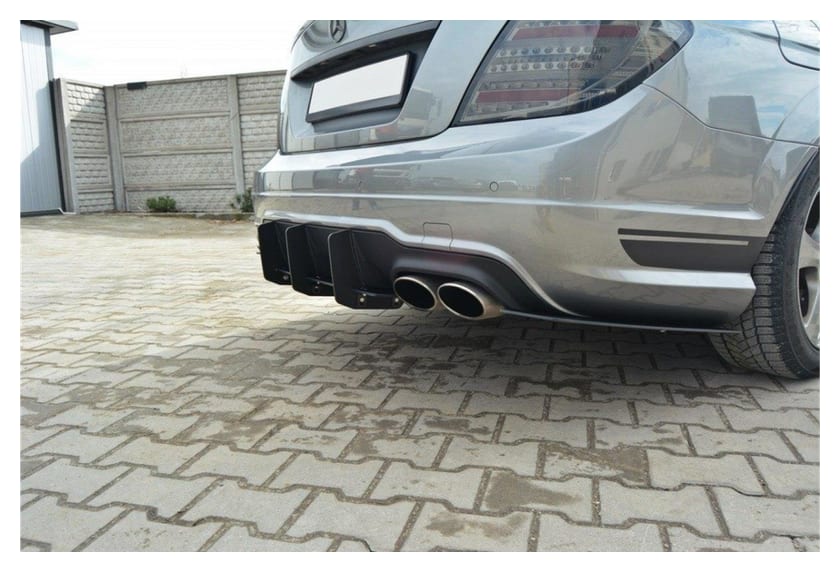 Dyfuzor Mercedes-Benz C W204 S204 Tył + Splittery Tylne Boczne
