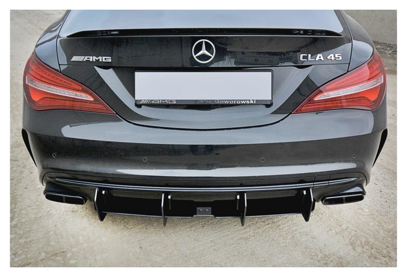 Dyfuzor Mercedes-Benz CLA A45 AMG C117 Facelift Tył v.2