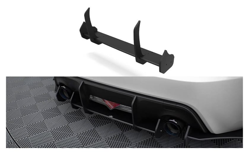 Dyfuzor Subaru BRZ Tył Street Pro Black-Red