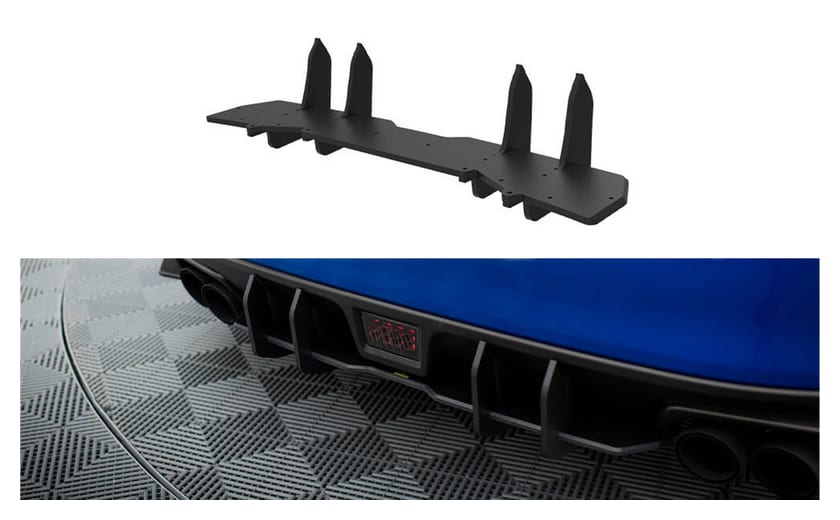 Dyfuzor Subaru WRX STI Tył Street Pro Black-Red