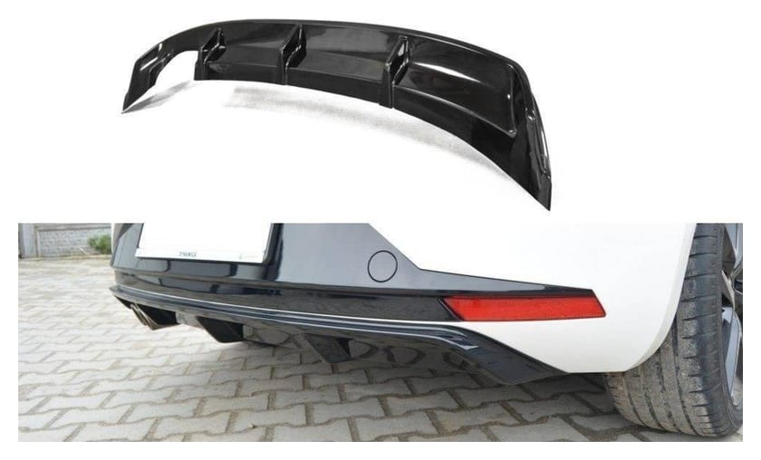 Dyfuzor Tylny Seat Leon III FR - Gloss Black