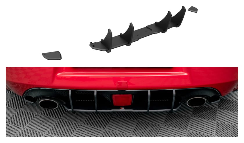 Dyfuzor Tylny Street Pro Nissan 370Z - Red