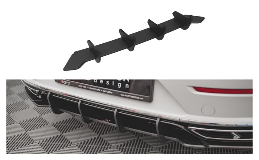 Dyfuzor Volkswagen Arteon R-Line Facelift Tył Street Pro Black-Red