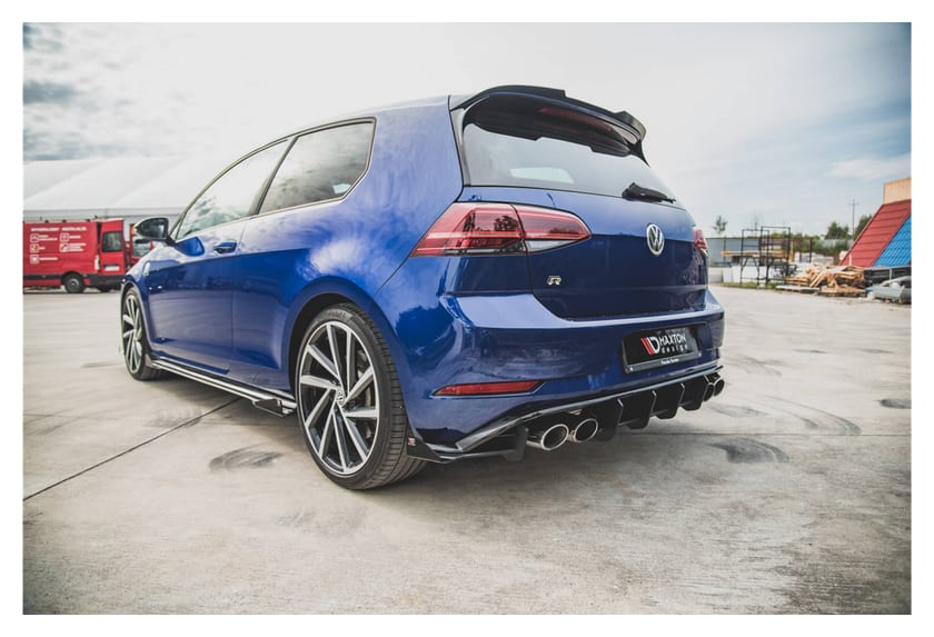 Dyfuzor Volkswagen Golf 7 Facelift R Tył Racing Durability Black