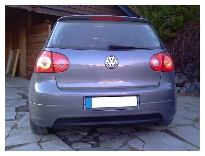 Dyfuzor Volkswagen Golf V GTI Tył 30th Edition bez otworu na wydech, standardowy wydech