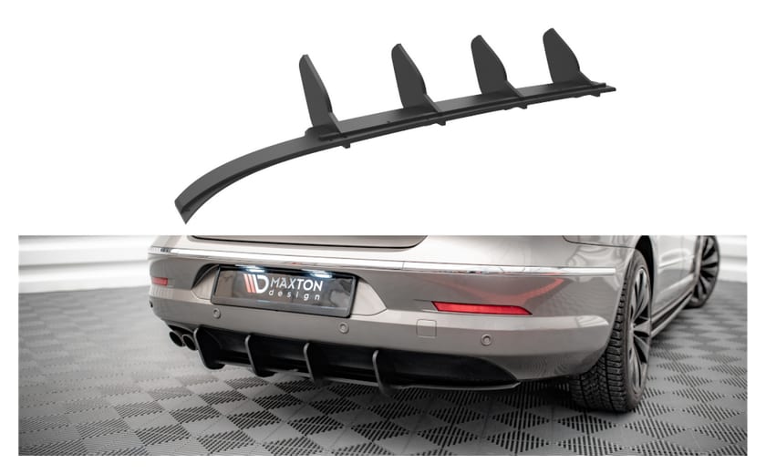 Dyfuzor Volkswagen Passat CC Tył Street Pro Black-Red