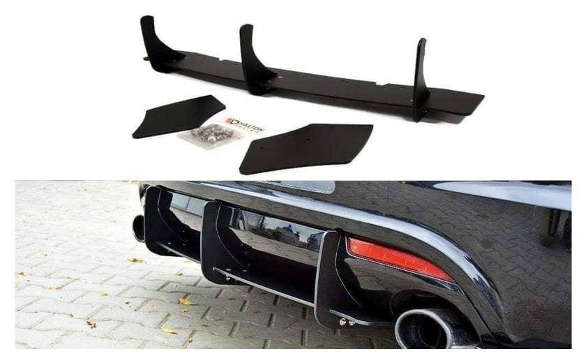 Dyfuzor Volkswagen Scirocco III R Tył + Splittery Tylne Boczne