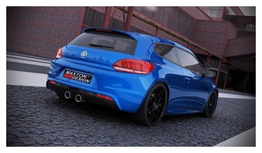 Dyfuzor Volkswagen Scirocco III R Tył z dwoma otworami na wydech Bez podkładu
