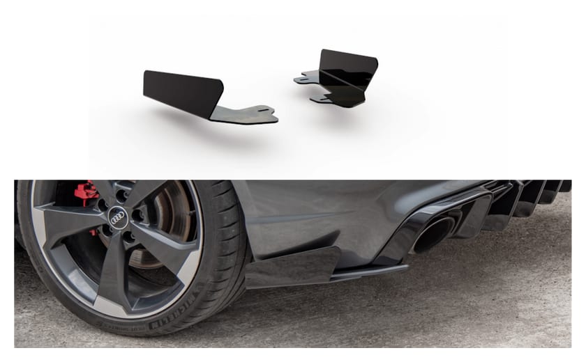 Flapsy Audi RS3 8V Facelift Sportback Tył boczne Gloss Flaps