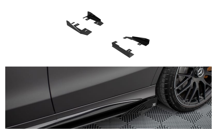 Flapsy Mercedes-Benz C W205 C63 Facelift Boczne