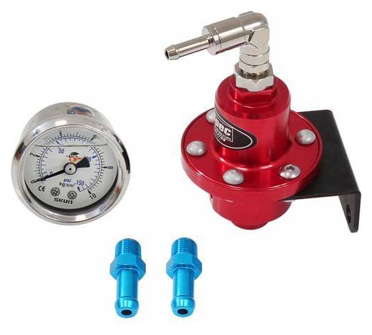 Regulator ciśnienia paliwa D1Spec Czerwony