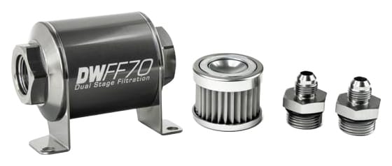 Filtr paliwa DeatschWerks 5 mikronów AN6 70mm