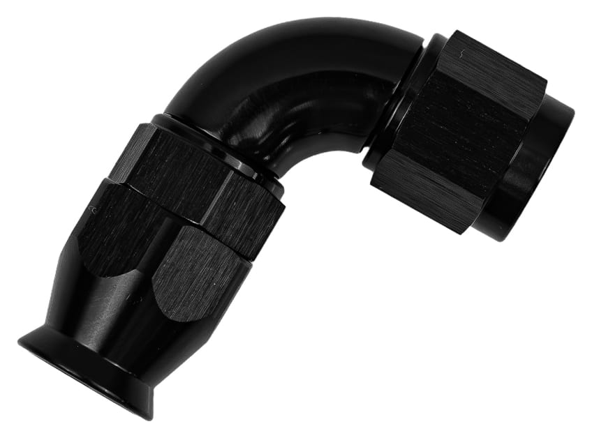 Końcówka 90° AN8 PTFE Full Flow
