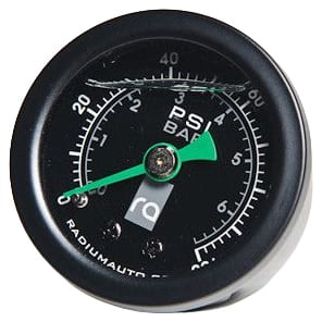 Wskaźnik ciśnienia paliwa Radium 0-100PSI