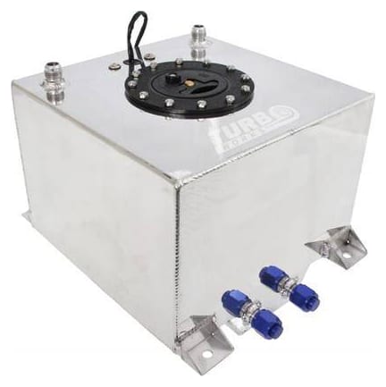 Zbiornik paliwa 20L TurboWorks z czujnikiem Srebrny