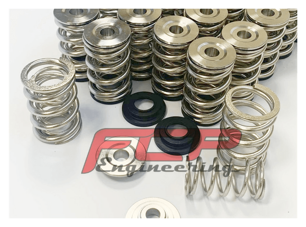 Sprężyny zaworowe BMW E30 E36 1.6 1.8 2.0 M42 S42 talerzyki, podkładki, 6mm FCP