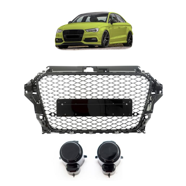 Grill Audi A3 8V Gloss Black