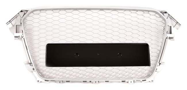 Grill Audi A4 B8 Facelift Silver Matt PDC