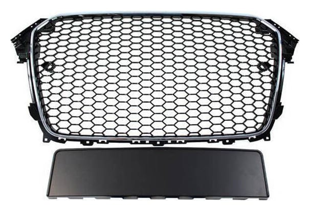 Grill Audi A4 B8 RS-Style Chrome-Black PDC