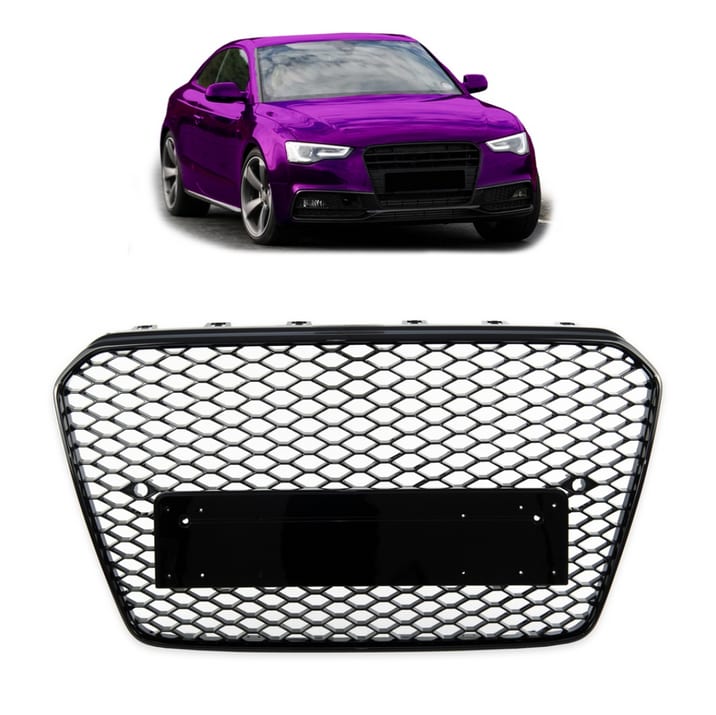 Grill Audi A5 8T Facelift Gloss Black