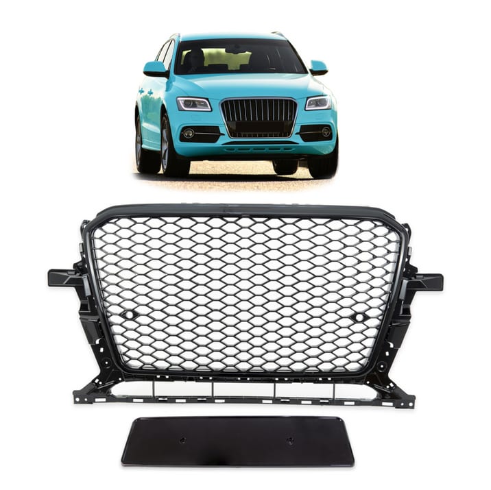 Grill Audi Q5 8R Facelift Gloss Black