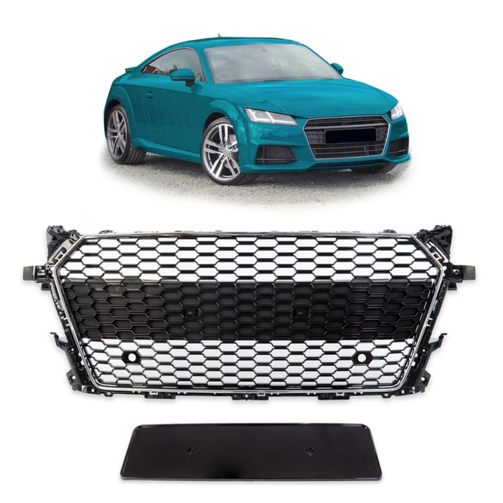 Grill Audi TT 8S Chrome & Black